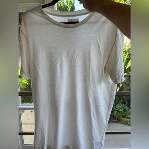 ROWAN MENS CREAM TEE- L